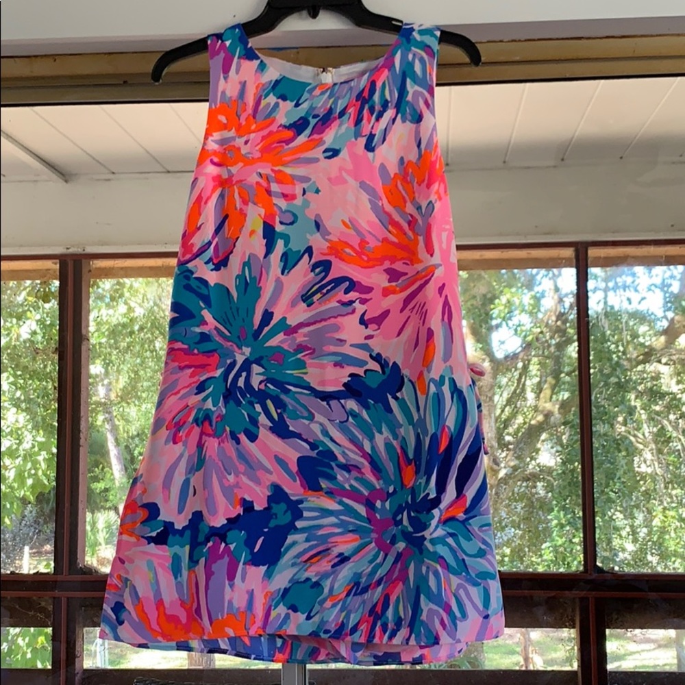 Lilly Pulitzer Pink Multi Floral Mini Dress